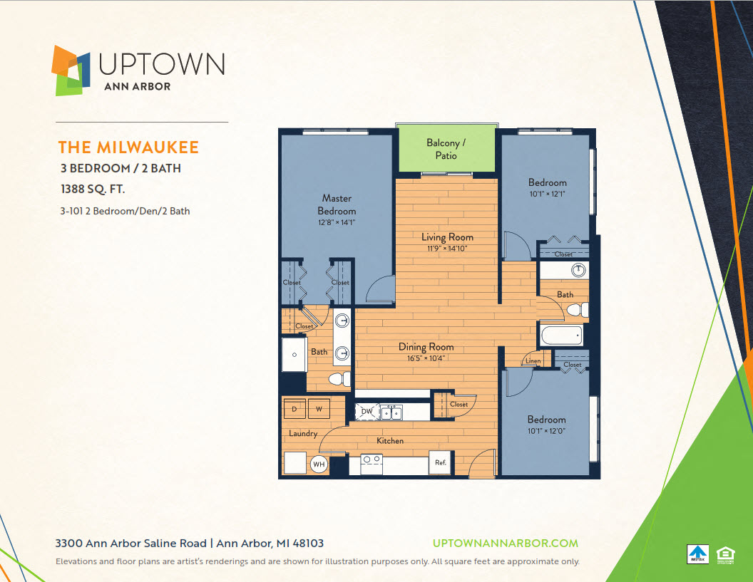 The Milwaukee floor plan